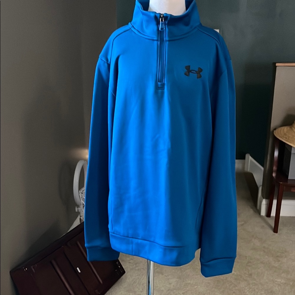 Under Armour Blue Quarter-Zip Pullover